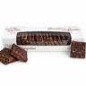8 oz. Dark Chocolate Sea Salt Toffee Bark on a white background