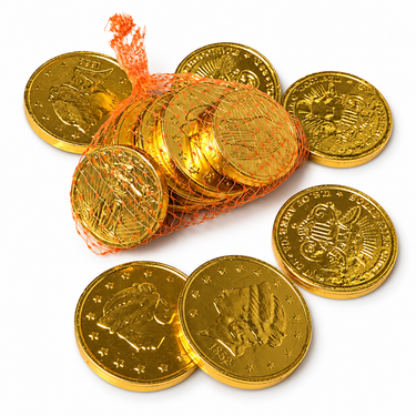 Mesh Bag Gold Coins