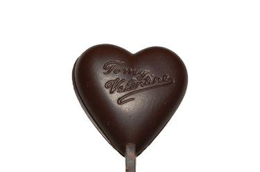 Dark Chocolate Heart Pop