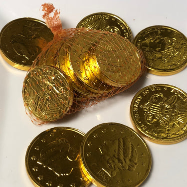Mesh Bag Gold Coins