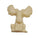 White chocolate moose-shaped lollipop