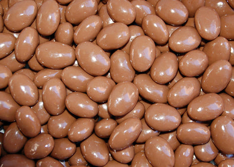 One-pound box of milk chocolate covered almonds