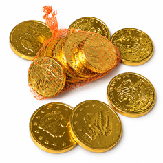 Mesh Bag Gold Coins