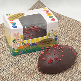 Dark Chocolate Raspberry Cream Egg