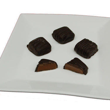 Dark Chocolate Sea Salt Caramels