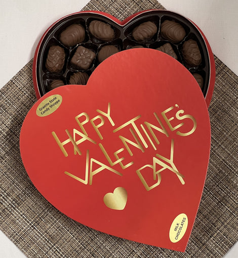 14 oz. Heart Box of All Milk Chocolates