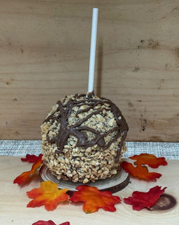 Milk Chocolate Caramel Apple with Almonds
