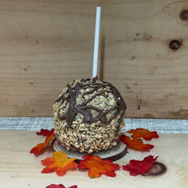 Milk Chocolate Caramel Apple with Almonds