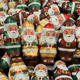 5 oz. Dark Christmas Santas