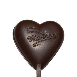 Dark Chocolate Heart Pop