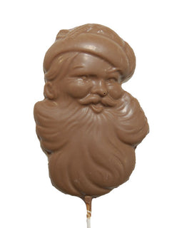 Small Milk Chocolate Santa Face Pop