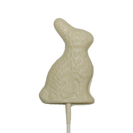 White Chocolate Sitting Bunny Pop