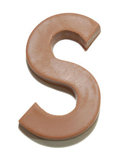 Milk Chocolate Letter S