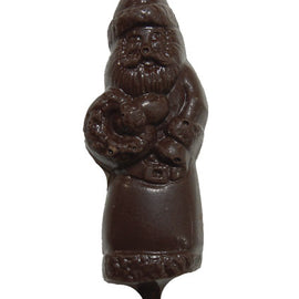 Dark Chocolate Old World Santa Pop