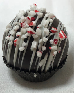 Candy Cane Cocoa Bomb