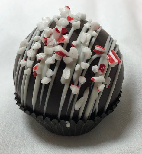 Candy Cane Cocoa Bomb
