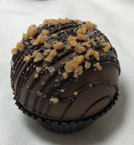 Salted Toffee Cocoa Bomb