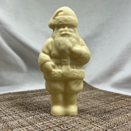 Large White Chocolate Standing Santa