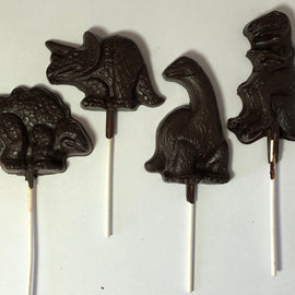Dark Chocolate Dinosaur Pop