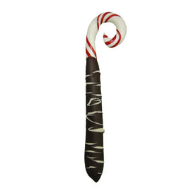 Dark Dipped Peppermint Cane