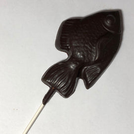 Dark Chocolate Fish Pop