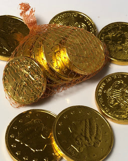 Mesh Bag Gold Coins